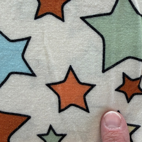 Posh Peanut Star Print Pajama Set Small Women’s - Picture 5 of 15